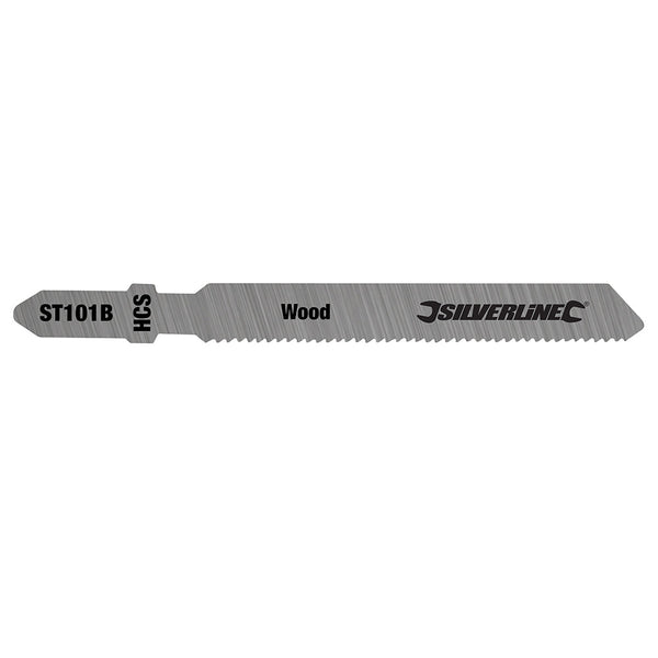 Silverline 228224 Jigsaw Blades for Wood 5pk