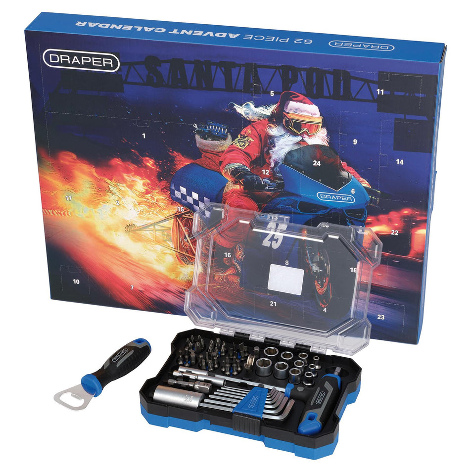 Draper Christmas Advent Calendar 2026 (62 Piece)