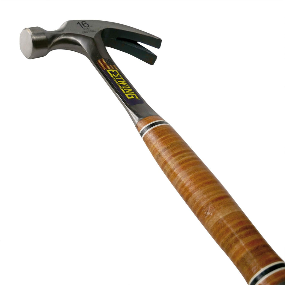 Draper 23506 Estwing E16C Curved Claw Hammer with Leather Grip, 16oz/448g
