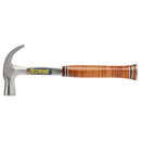 DRAPER 23522 Estwing E24C Curved Claw English Pattern Hammer with Leather Grip, 24oz/672g