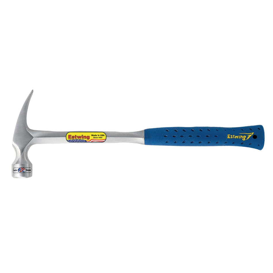 Draper 23567 Estwing E3/24S Smooth Face Straight Framing Hammer, 24oz/672g, 16"