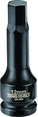 Teng Tools 921519-C 1/2" Hex Impact Socket DIN Metric 19mm
