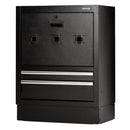 BUNKERå¨ 23754 Modular Floor Reel Cabinet, 2 Drawer, 680mm