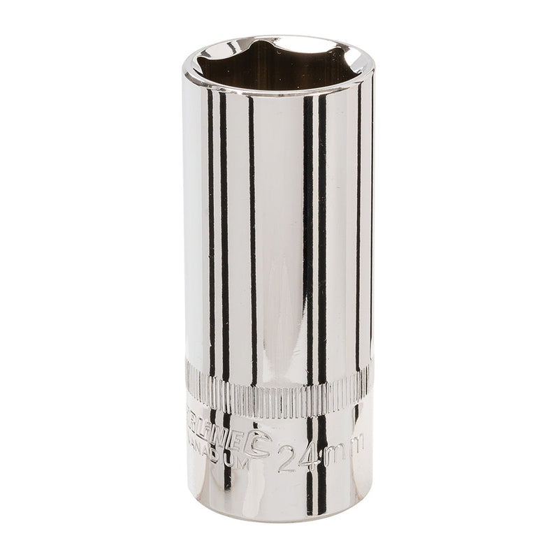 Silverline 238098 Deep Socket 1/2" Drive 6pt Metric