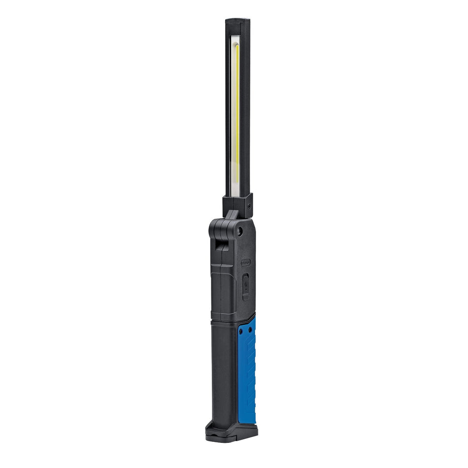 Draper Expert 23843 COB/SMD LED Wireless/USB Rechargeable Folding Slim Inspection Light, 6W, 800 Lumens, USB-C Cable Supplied