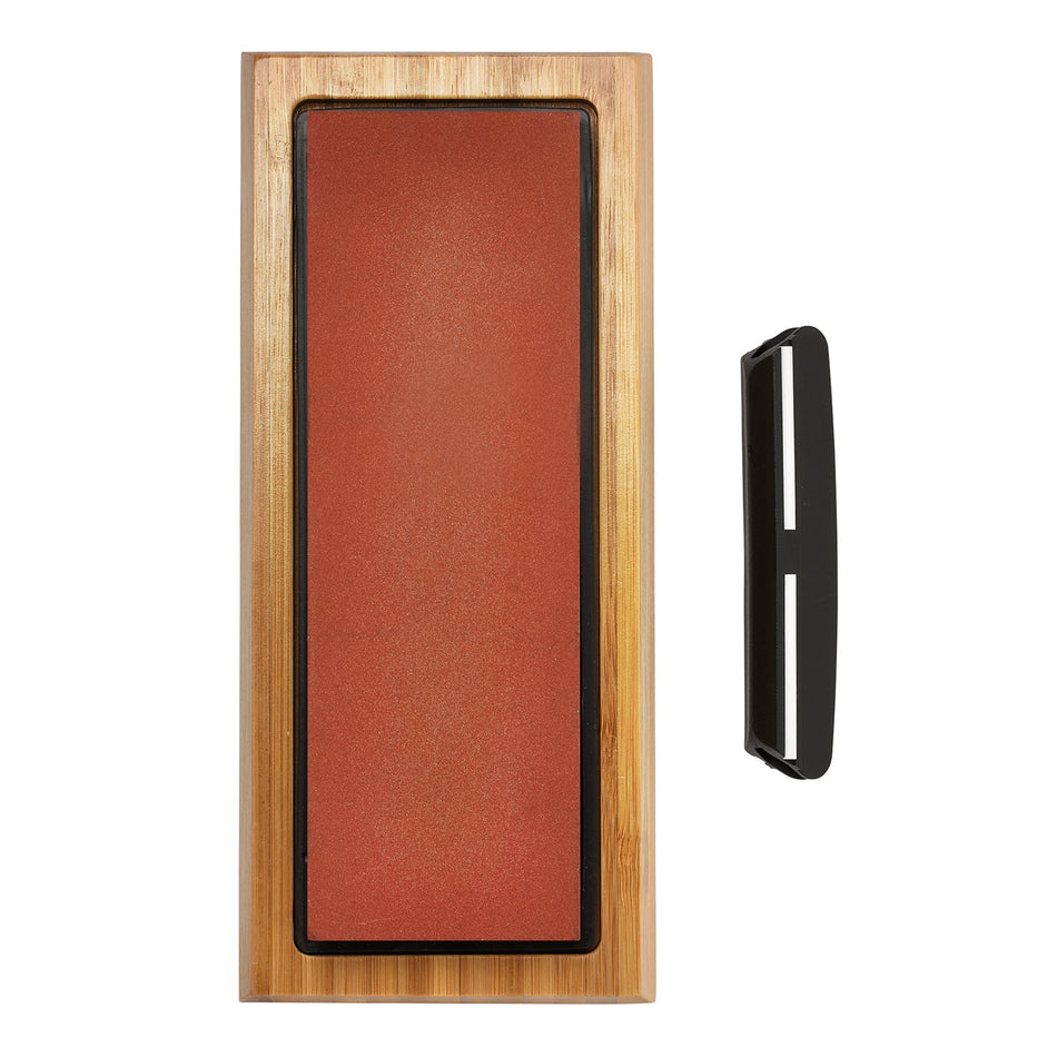 Draper 23949 Double Sided Whetstone Sharpening Stone with Non-Slip Base and Angle Guide, 1000/6000 Grit