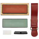 Draper 23968 Whetstone Sharpening Stone Set with Non-Slip Base and Angle Guide, 400/1000/3000/8000 Grit