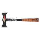 Draper 24057 Estwing EDBA Black Eagle Double Bit Axe with Leather Grip, 17"