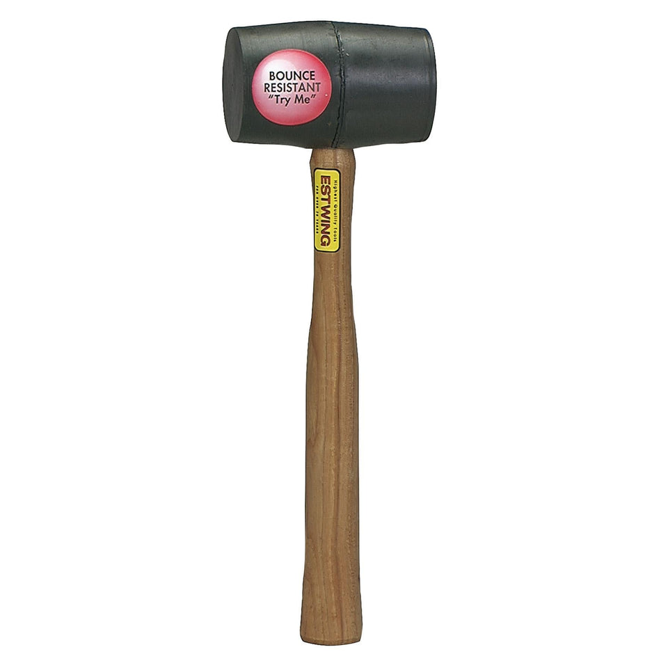 Draper 24062 Estwing EDH-18 Black Deadhead Rubber Mallet, 18oz