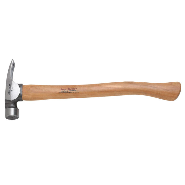 Draper 24089 Estwing EMRW25LM Sure Strike Milled Face Curved Claw Framing Hammer, 25oz/708g