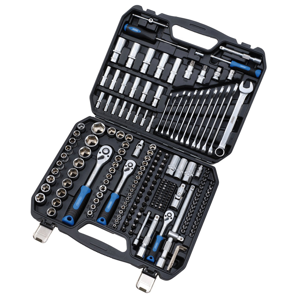 Draper 24232 HI-TORQ¨ Metric Socket and Bit Set, 1/4", 3/8" and 1/2" Sq. Dr. (219 Piece)
