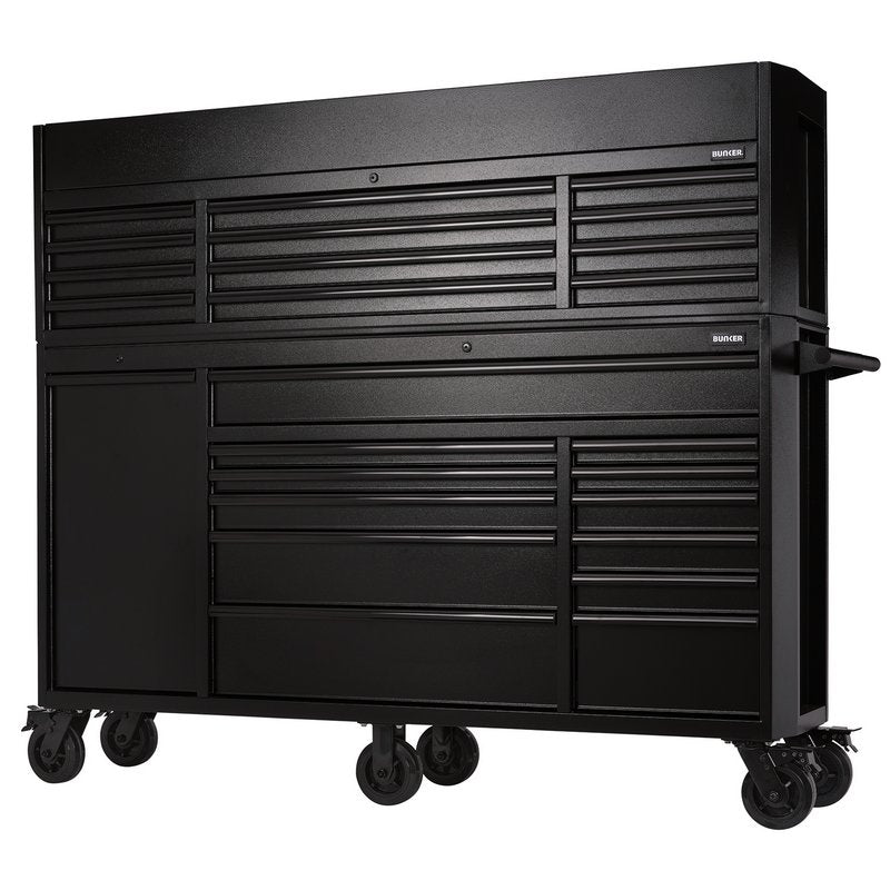 BUNKER 24253 Combined Roller Cabinet and Tool Chest, 25 Drawer, 72"