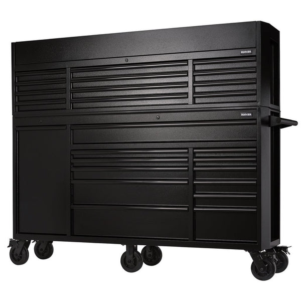 BUNKER&#174; 24253 Combined Roller Cabinet and Tool Chest, 25 Drawer, 72"
