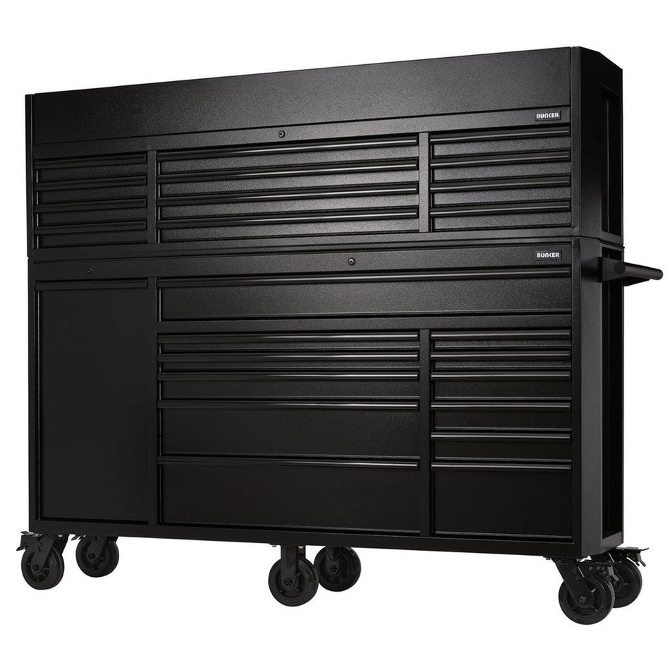 BUNKER 24253 Combined Roller Cabinet and Tool Chest, 25 Drawer, 72"