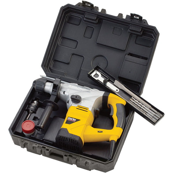Clarke 6479605 Contractor CON1500RDV 1500W SDS+ Rotary Hammer Drill