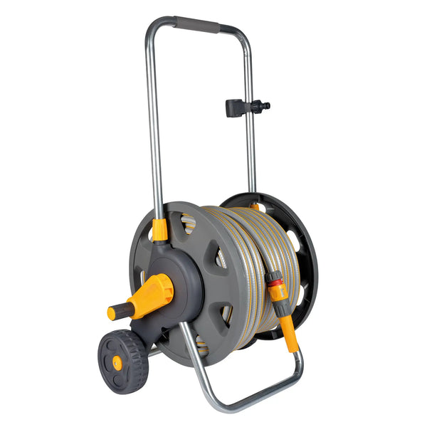 Hozelock 2434 60m Assembled Hose Cart With 30m Hose and Fittings
