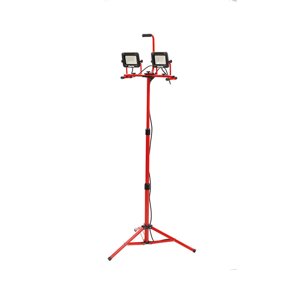 Clarke 4003642 SMDT5400 LED Twin Work Light with Tripod  (230V)