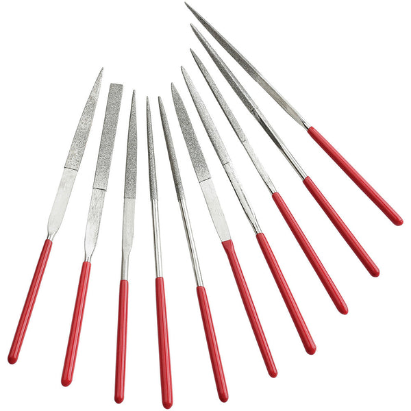 Clarke 1801886 CHT886 10 Piece Diamond Needle File Set