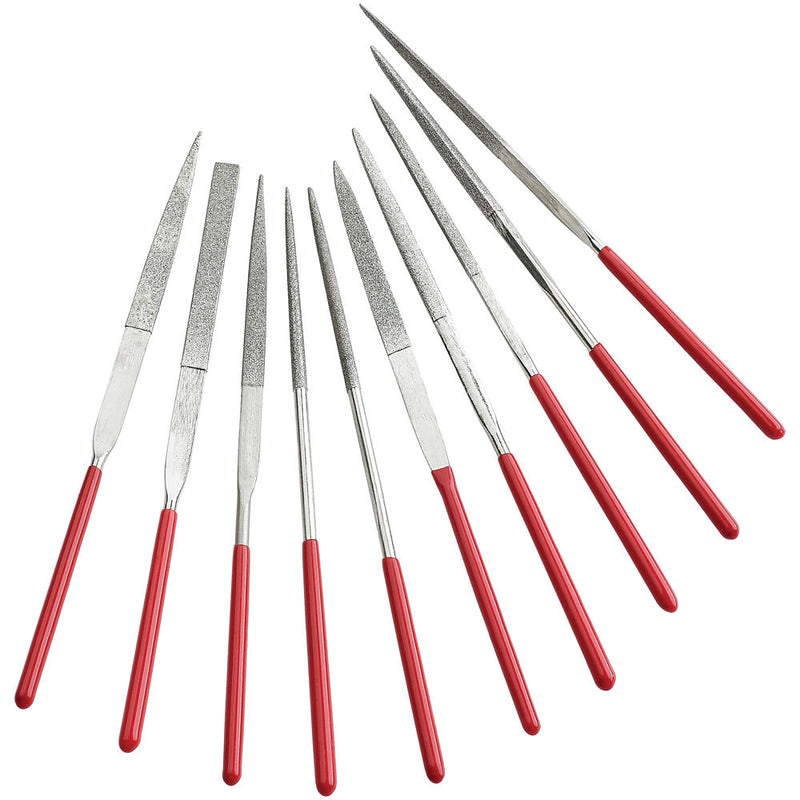 Clarke 1801886 CHT886 10 Piece Diamond Needle File Set