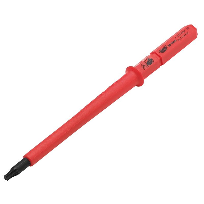 Draper 24750 XP1000®; VDE TX-STAR®; Interchangeable Screwdriver Blade, T15 x 100mm