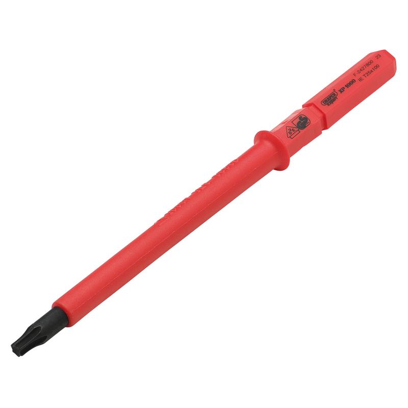 Draper 24752 XP1000®; VDE TX-STAR®; Interchangeable Screwdriver Blade, T25 x 100mm