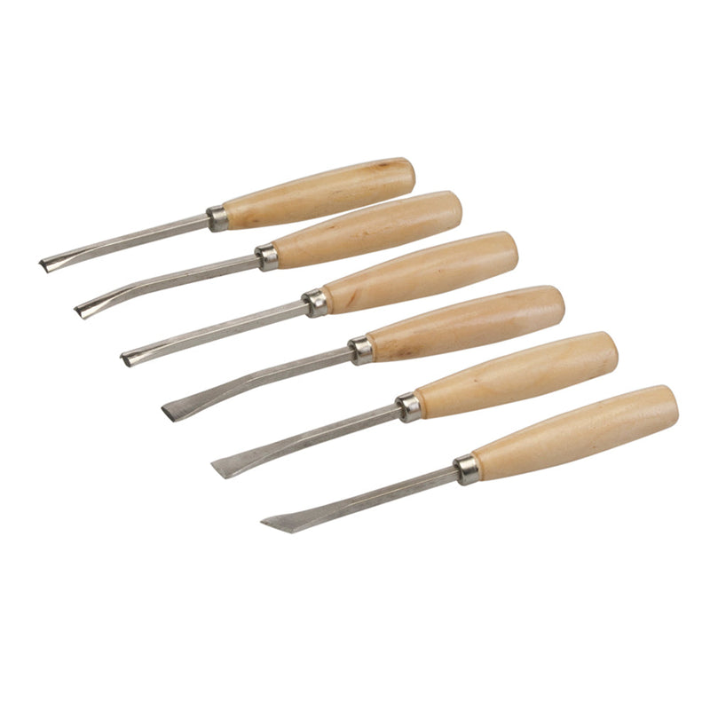 Silverline 250234 Carving Chisel Set 6pce