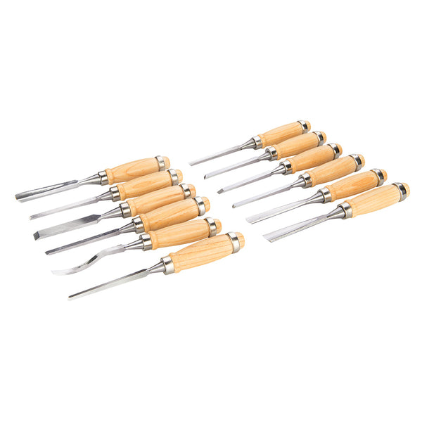 Silverline 250241 Wood Carving Set 12pce