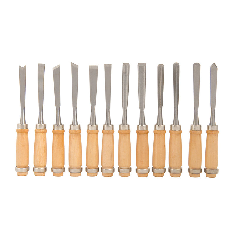 Silverline 250241 Wood Carving Set 12pce