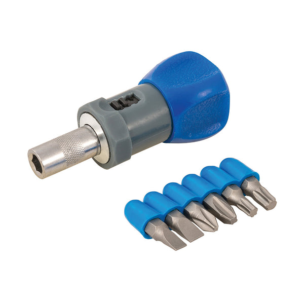 Silverline 250488 Stubby Ratchet Screwdriver Set 7pce