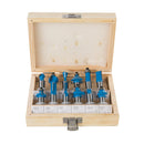 Silverline 251591 12mm TCT Router Bit Set 12pce