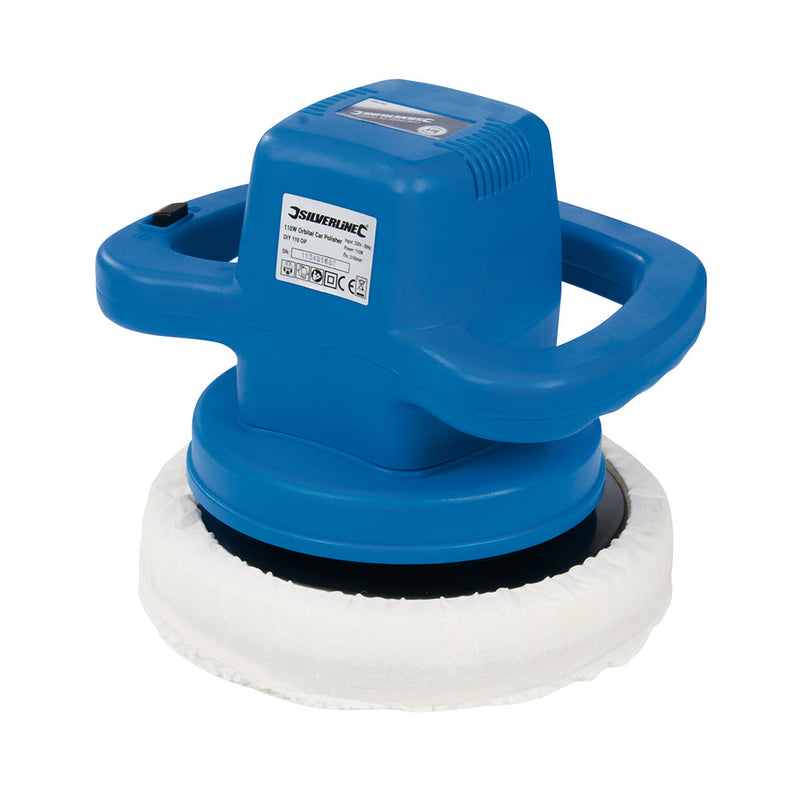Silverline 261362 110W Orbital Car Polisher 240mm