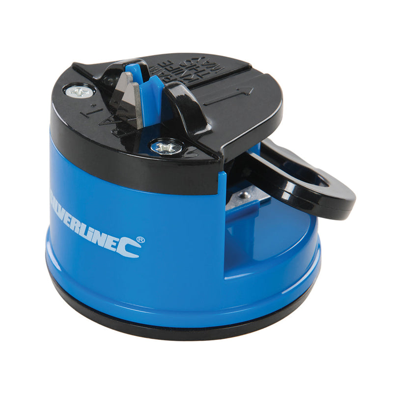 Silverline 270466 Knife Sharpener with Suction Base