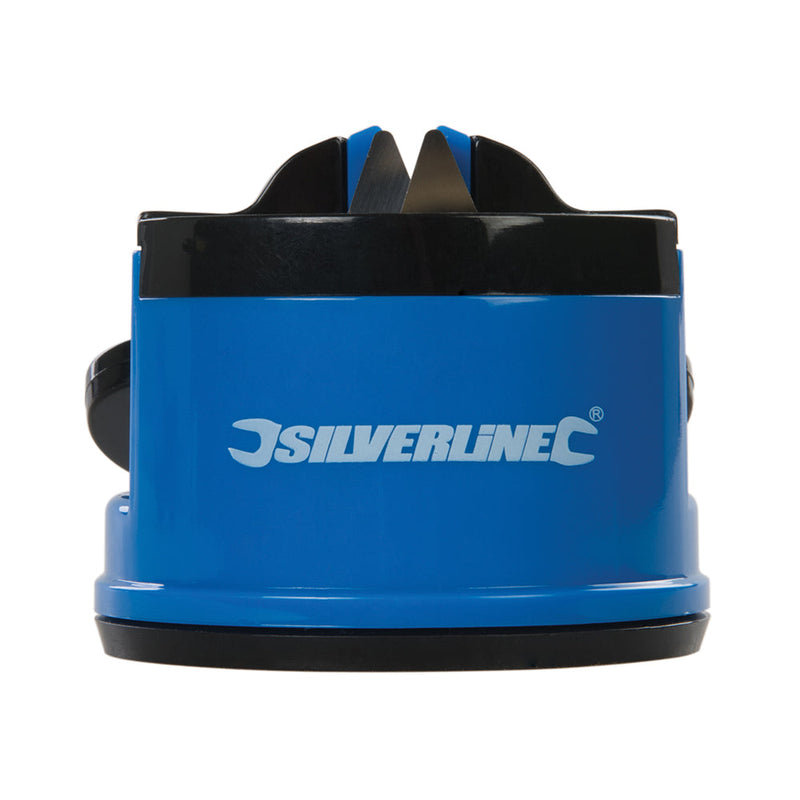 Silverline 270466 Knife Sharpener with Suction Base