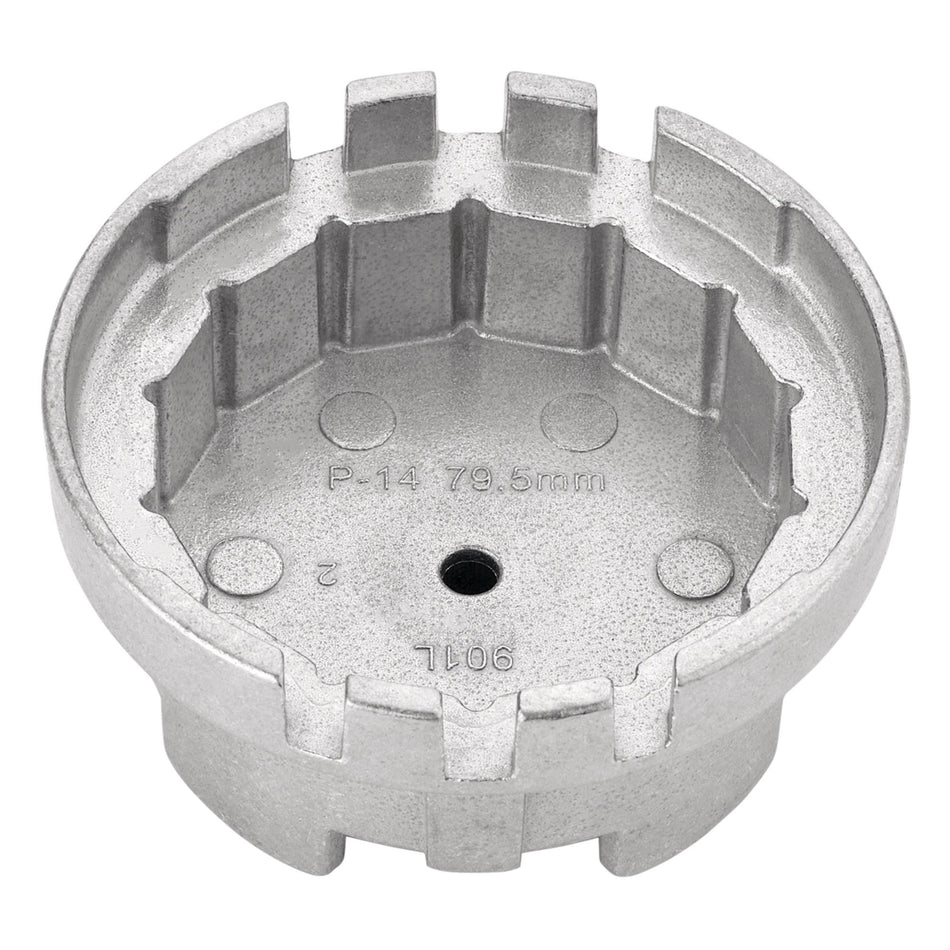 DRAPER 27075 Oil Filter Wrench, 3/8" Sq. Dr., 79.5mm/14 Flutes