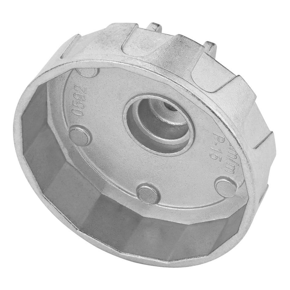 DRAPER 27137 Oil Filter Wrench, 3/8" Sq. Dr., 92mm/15 Flutes