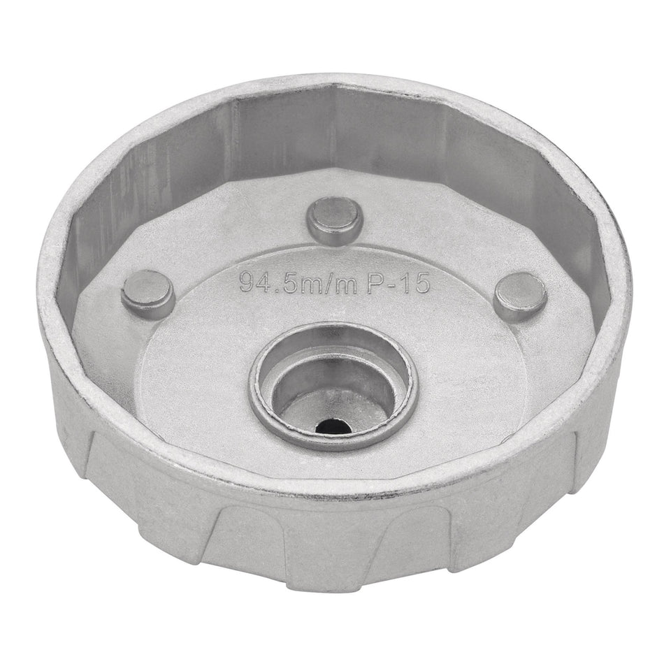 DRAPER 27138 Oil Filter Wrench, 3/8" Sq. Dr., 94.5mm/15 Flutes