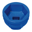 DRAPER 27310 Oil Filter Wrench, 1/2" Sq. Dr., 36mm/6 Flutes