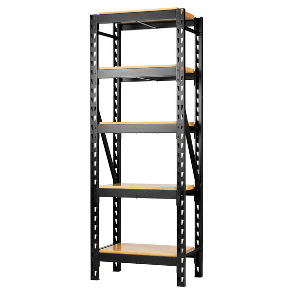 BUNKER&#174 27998 22 Piece Modular 5 Tier Racking with Hardwood Shelving, 750mm