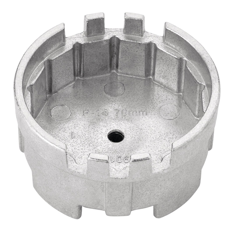 DRAPER 27748 Oil Filter Wrench, 3/8" Sq. Dr., 70mm/14 Flutes