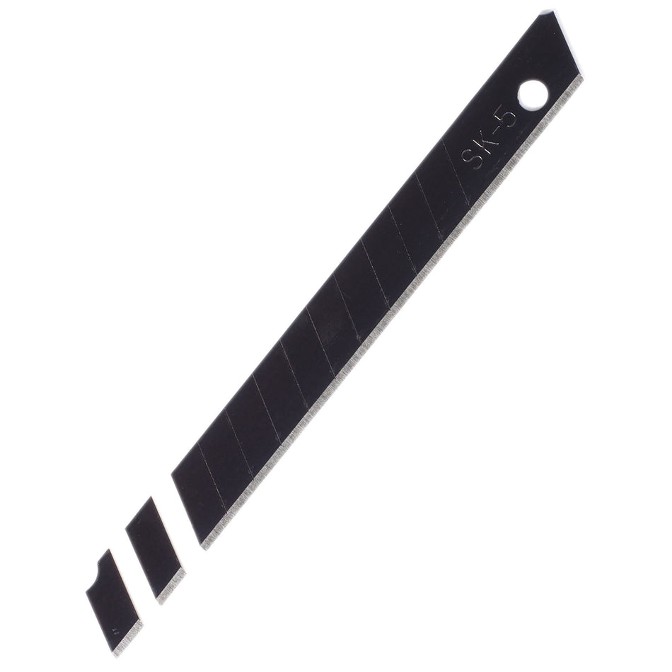 Draper 27786 Snap-Off Segment Knife Blades, 9mm, Black (Pack of 10)