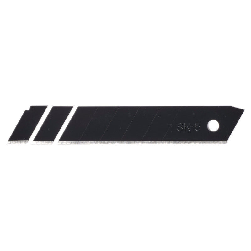 Draper 27787 Snap-Off Segment Knife Blades, 18mm, Black (Pack of 10)