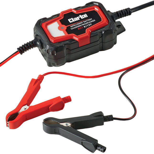 Clarke 6267022 BC1 6/12V Intelligent 1A Battery Charger