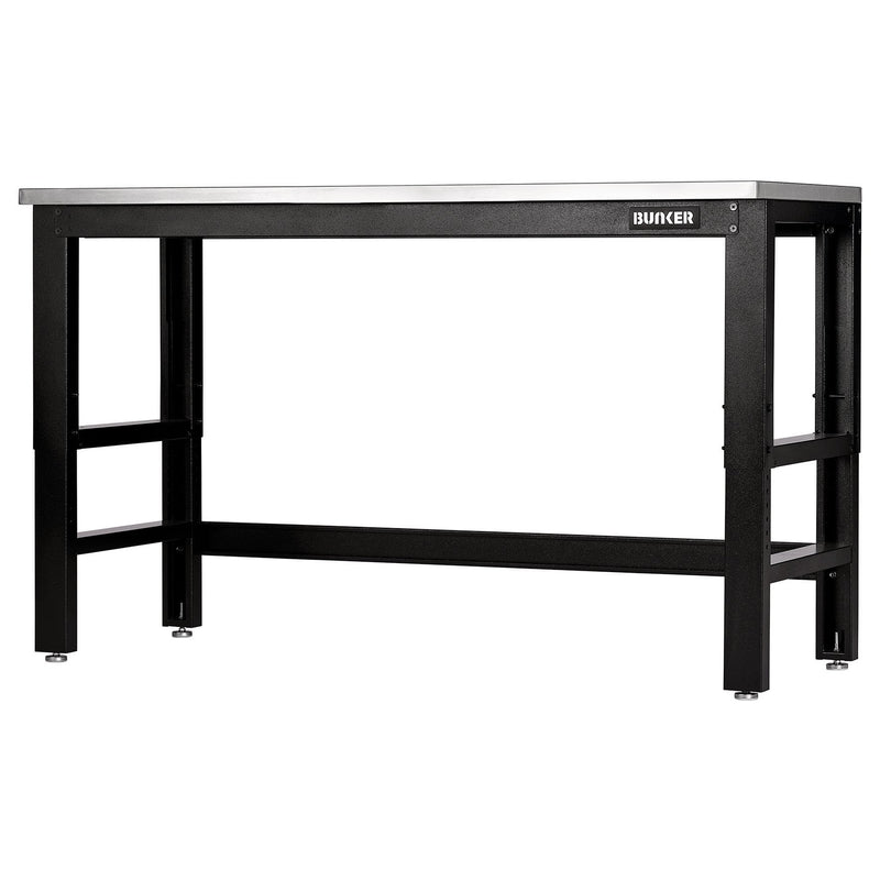BUNKERå¨ 28090 Workbench with Stainless Steel Worktop, 1550mm