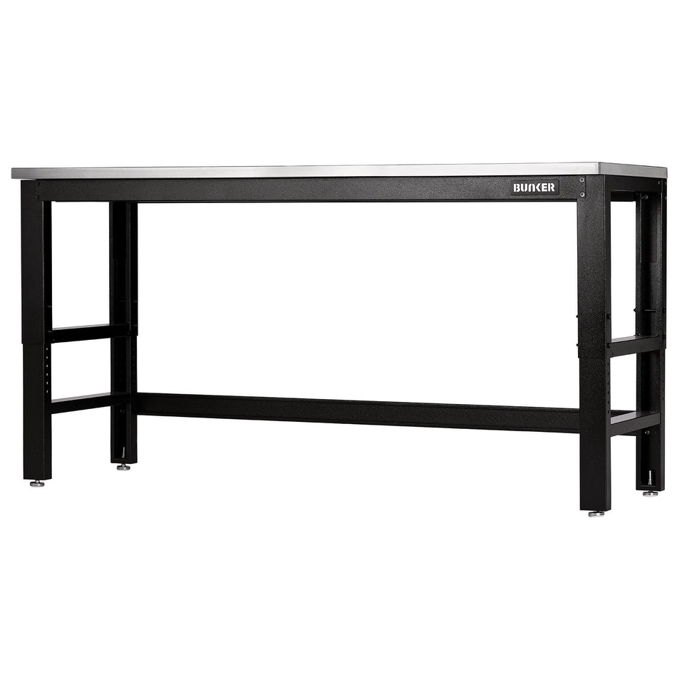BUNKERå¨ 28095 Workbench with Stainless Steel Worktop, 1830mm