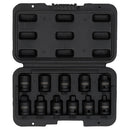 DRAPER 28193 Impact Pipe Plug Socket Set, 3/8" Sq. Dr. (11 Piece)