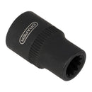 DRAPER 28201 Brake Caliper Socket 3/8"Sq Drive, 8mm, 11-Point