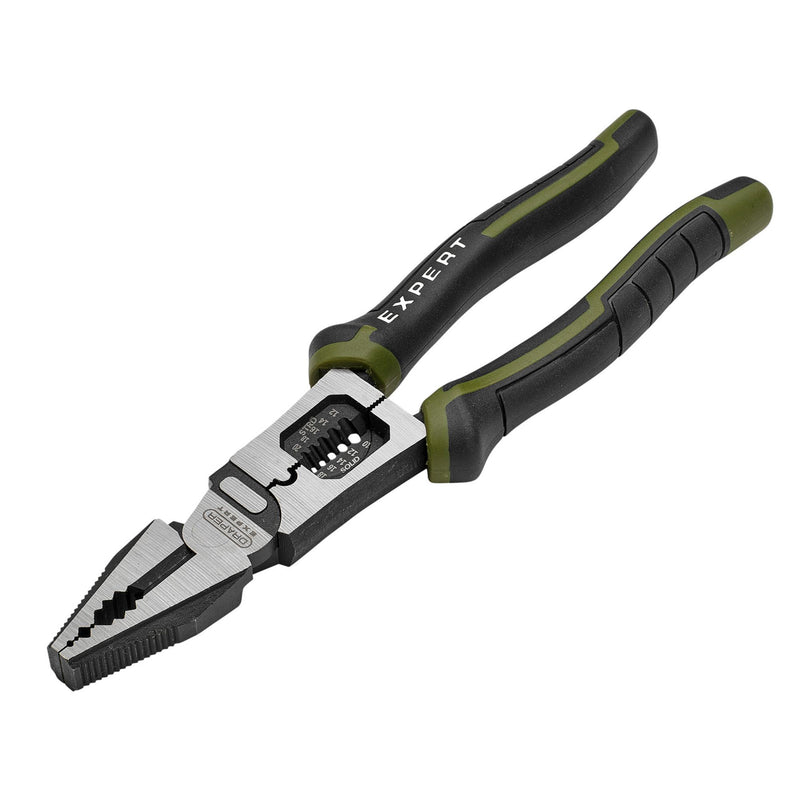 Draper Expert 28525  Combination Pliers with Wire Stripper, 200mm
