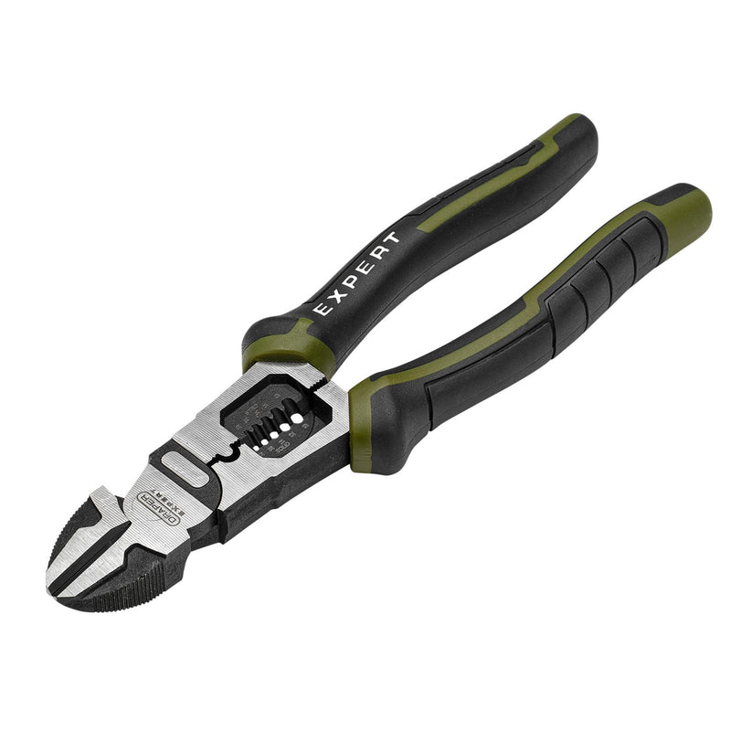 Draper Expert 28528  Side Cutters with Wire Stripper, 200mm