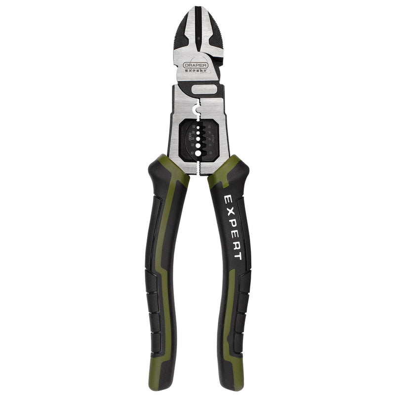 Draper Expert 28528  Side Cutters with Wire Stripper, 200mm