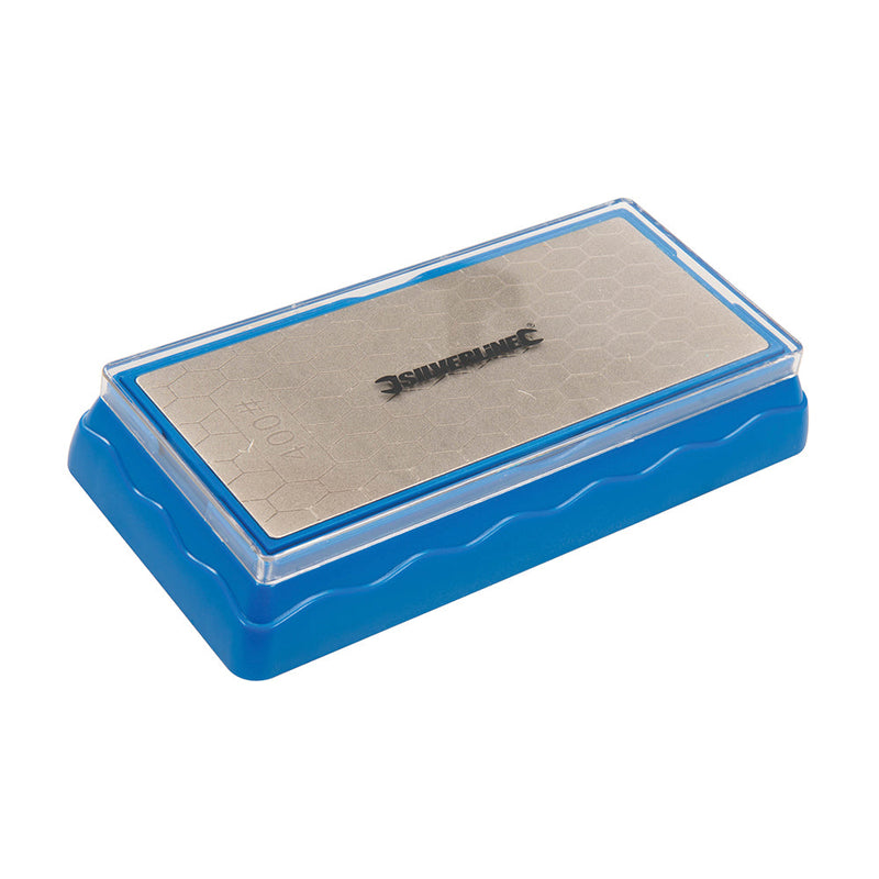 Silverline 285829 Double-Sided Diamond Bench Stone